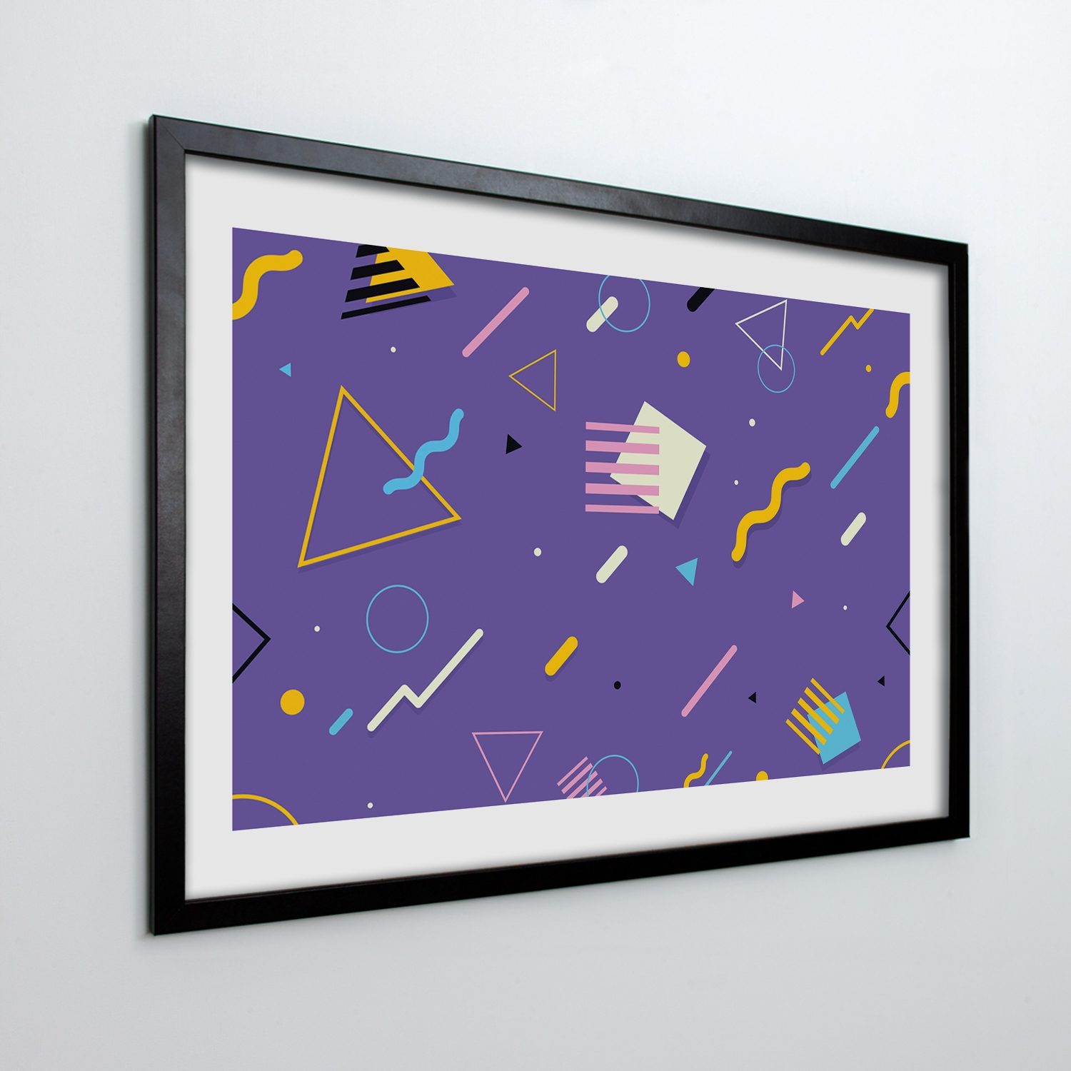 Obraz v ráme na stenu Geometria farba 100x70 cm