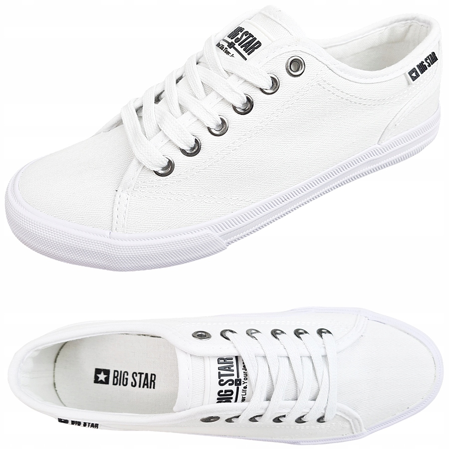 

białe trampki Damskie Big Star buty W274835 37