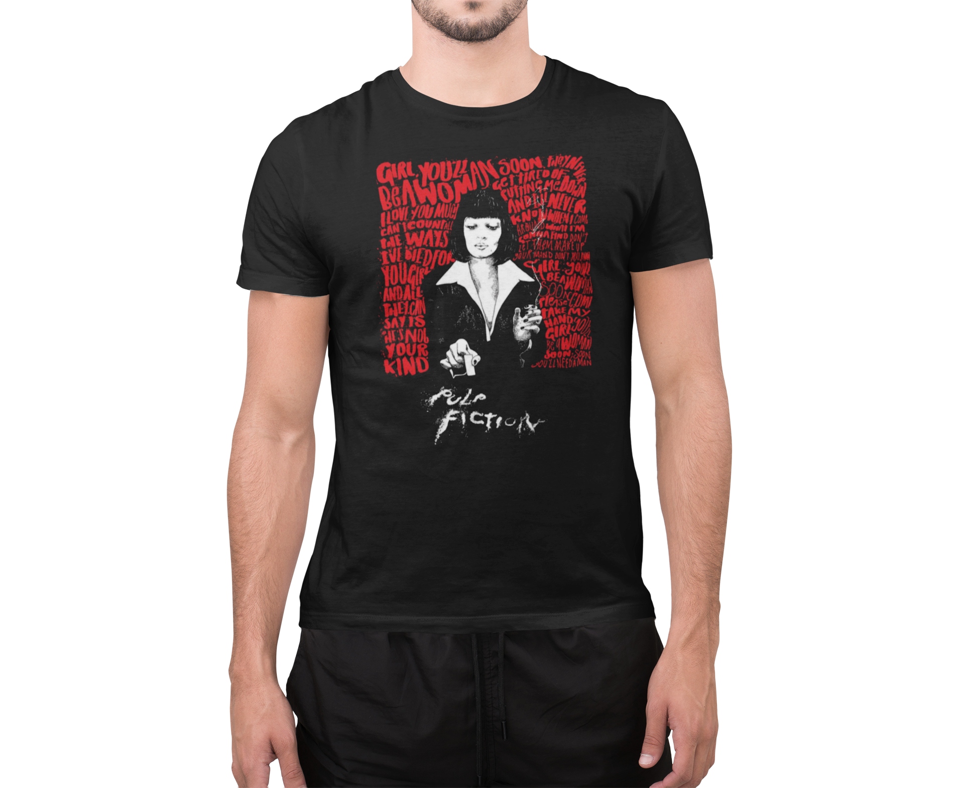

Koszulka T-shirt Z Nadrukiem Pulp Fiction 2XL