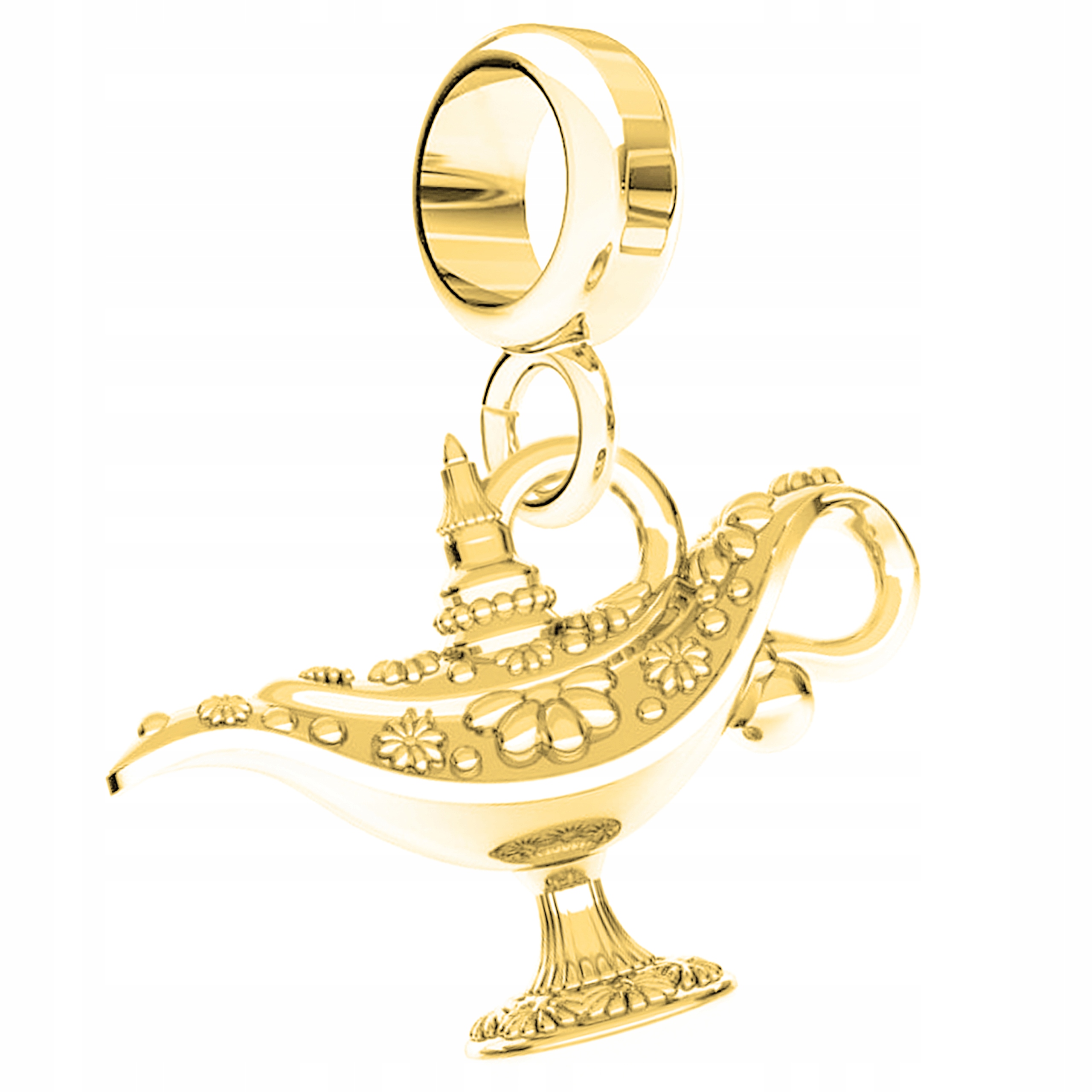 Přívěsek Zlatá Lampa Aladinova Kouzelná Lampička Poklad Sen Stříbro 925