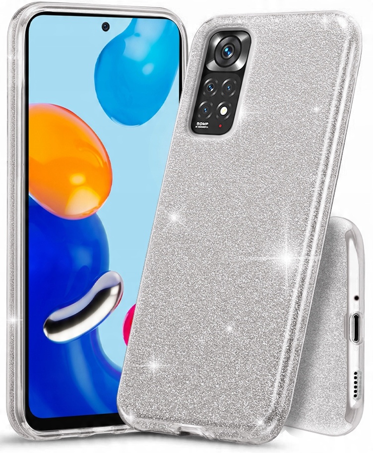 

Etui Brokat Case Szkło do Xiaomi Redmi Note 11 11S