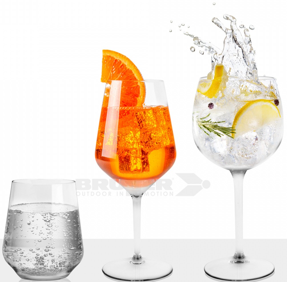 KIELISZEK LAMPKA DO WINA KIELISZKI BRUNNER CLASSIC 470ml 2szt. Marka Brunner