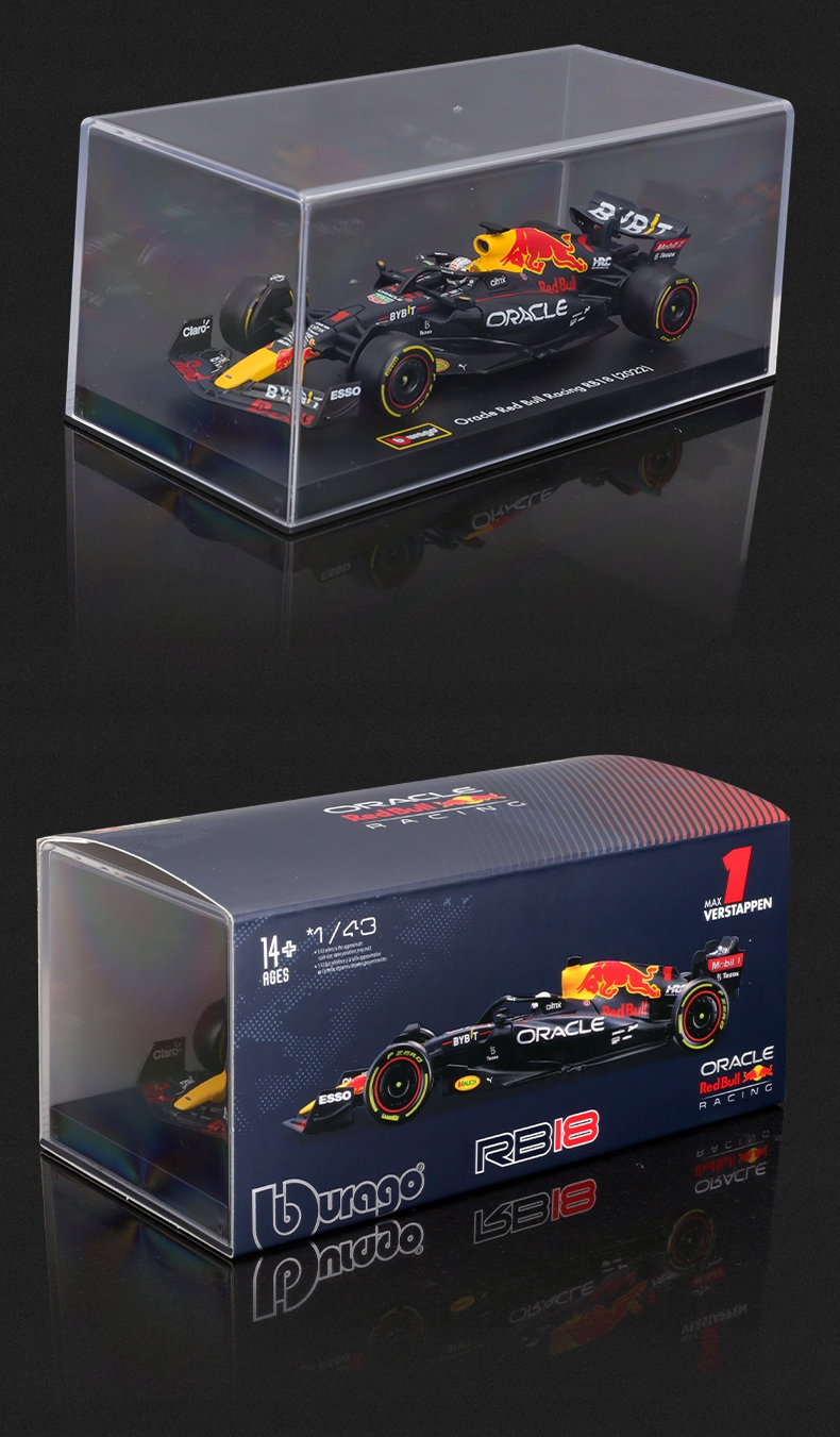 BOLID F1 RB18 Verstappen 1:43 BBURAGO 18-38062 Marka Bburago