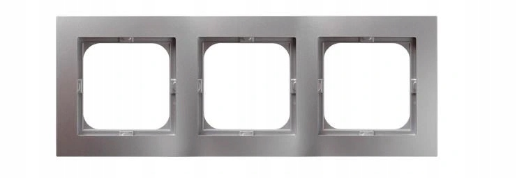 

As Ospel Ramka potrójna R-3G/18 srebro