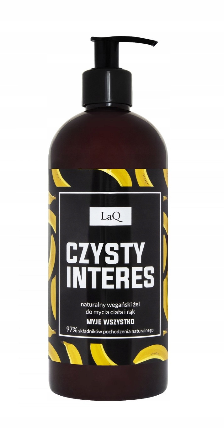 LAQ CZYSTY INTERES ŻEL DO MYCIA CIAŁA i RĄK 400ml