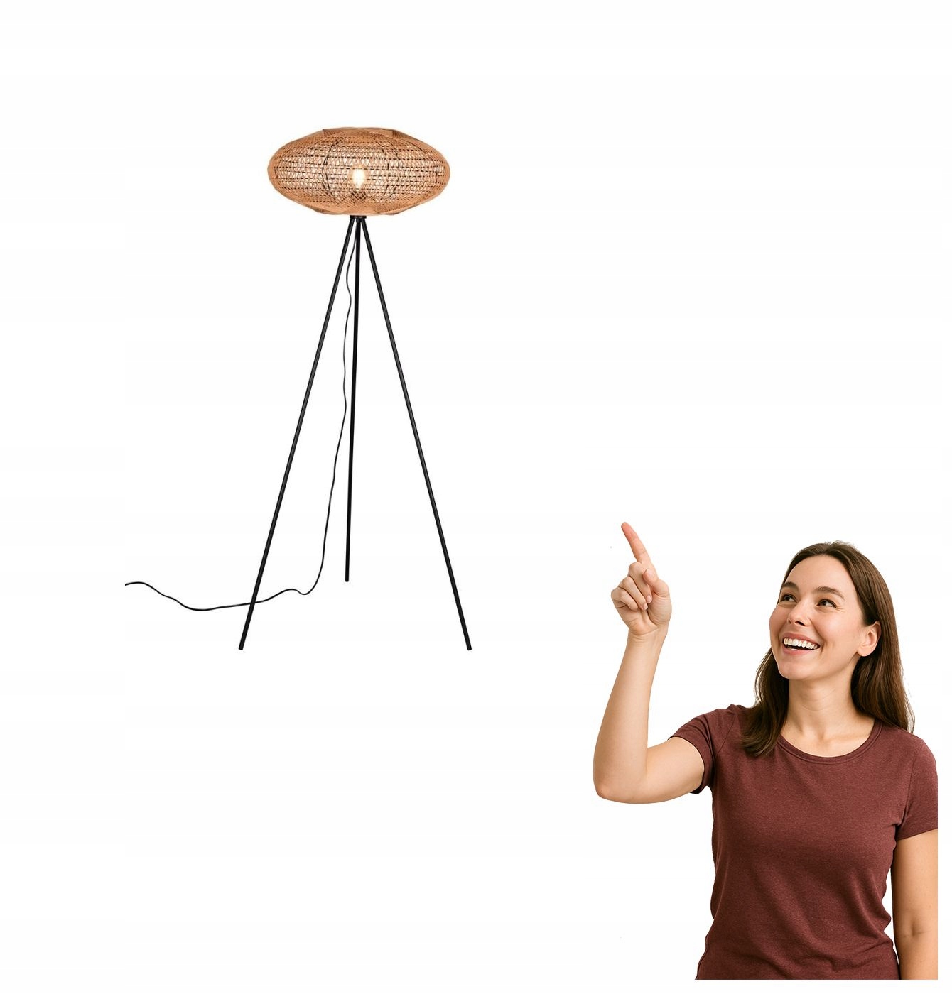 Podlahová lampa Hedda Trio