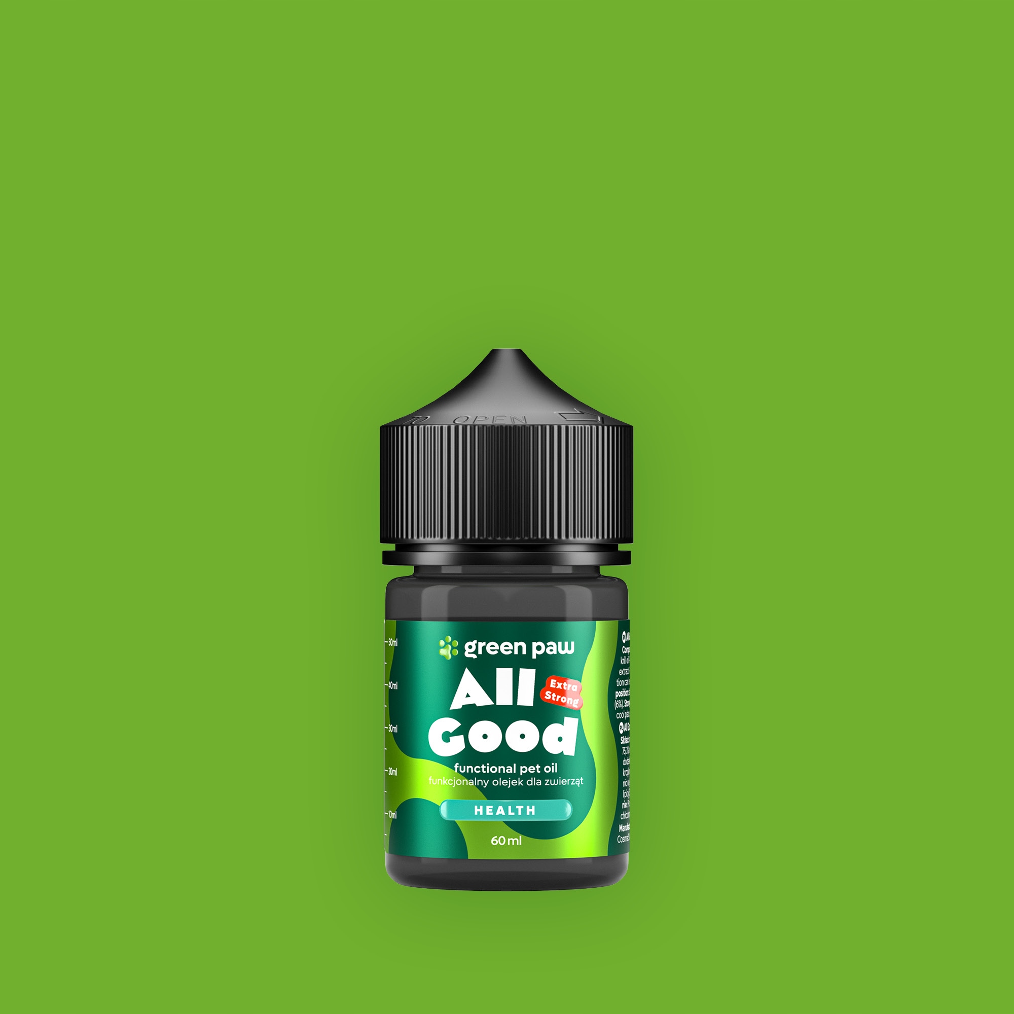 Green PAW_All Good funkční olej pro zvířata 60 Ml