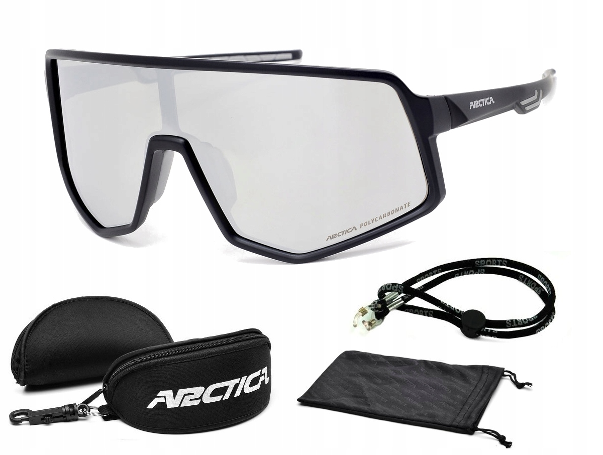 

Arctica Okulary Sportowe S-331 Rowerowe Duże Szkło