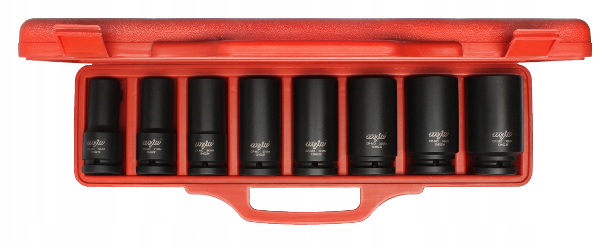 Nasadki udarowe dlugie zestaw komplet 3 4 MJW