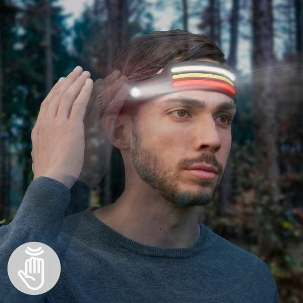 Akumulatorowa i regulowana latarka czołowa LED Recobright InnovaGoods Marka InnovaGoods