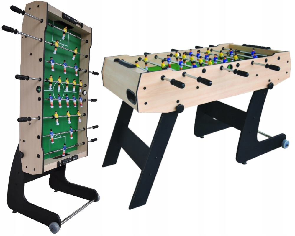 Stół Do Gry Piłkarzyki Piłka Nożna Solidny Duży Składany 121cm