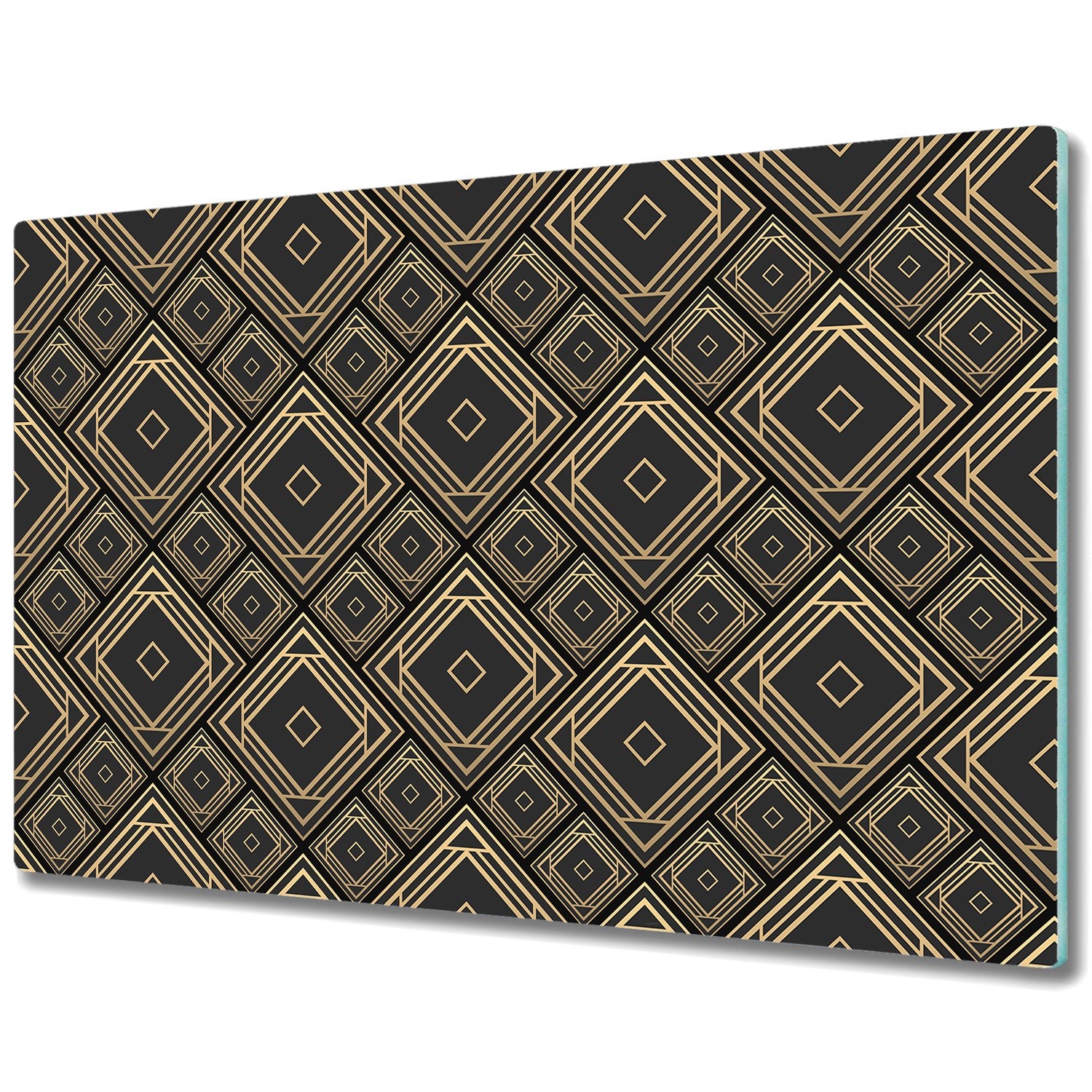 

Osłona indukcji szkło Geometryczna iluzja 80x52 cm
