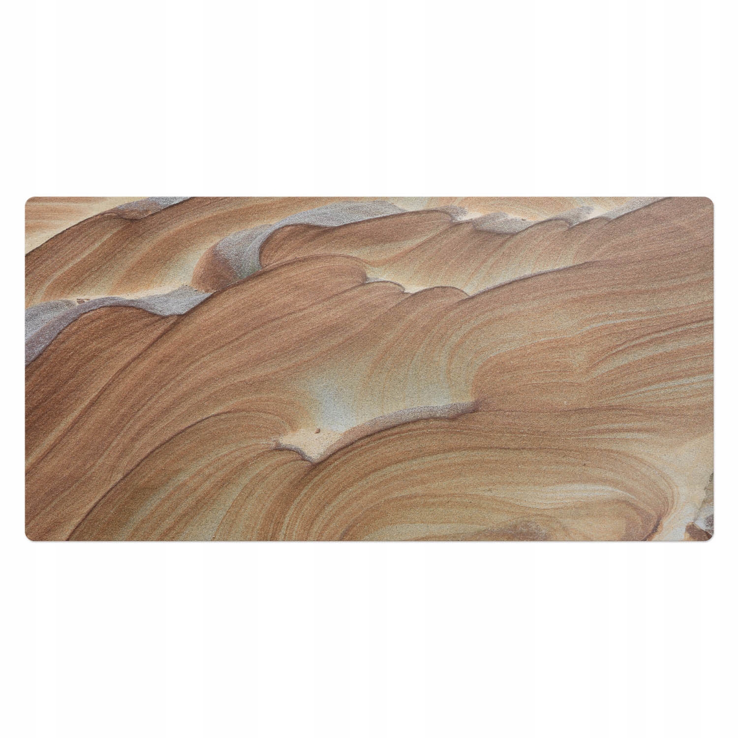 Ochranná vinylová podložka k psacímu stolu Vlny kamenného vzoru 100 x 50 cm