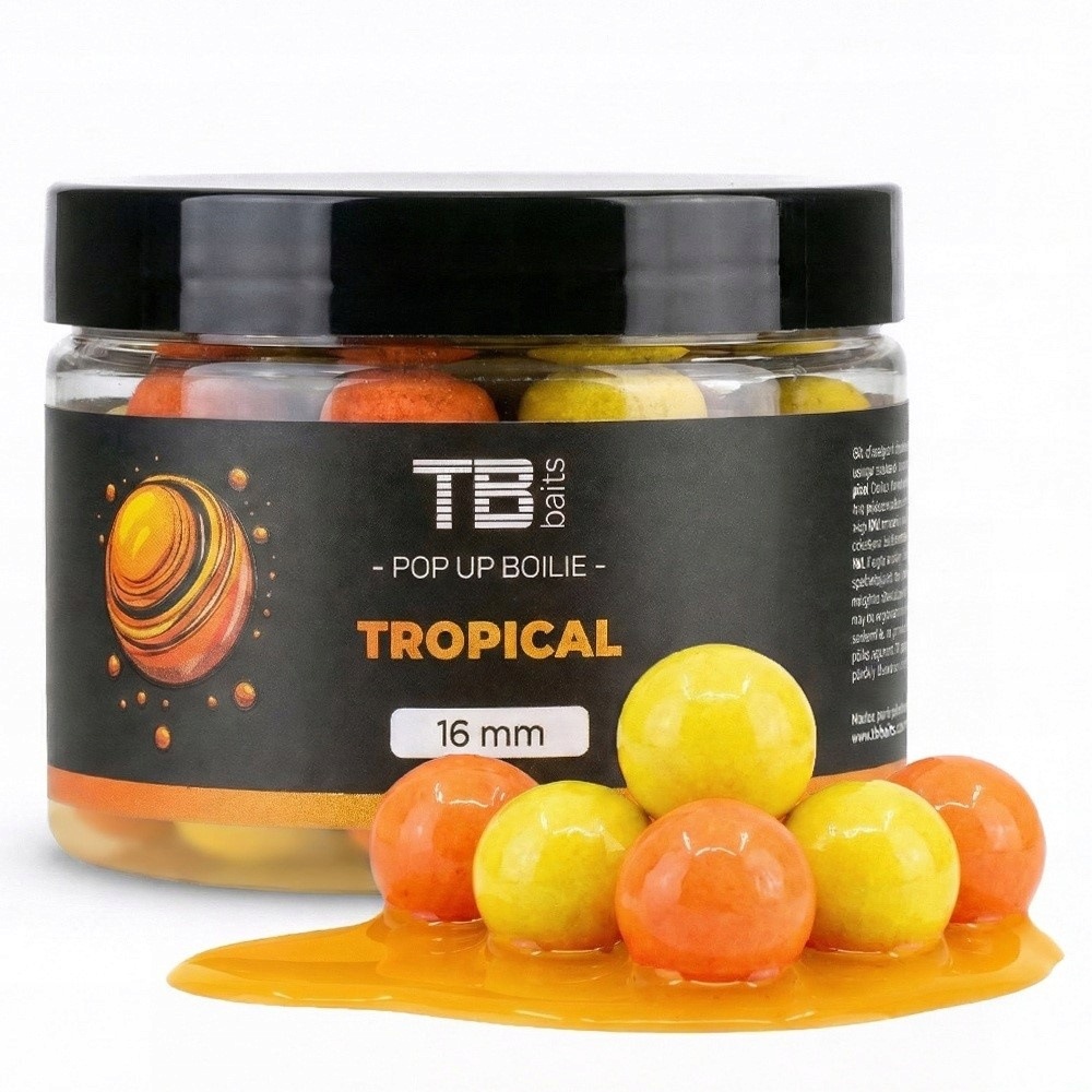 Kulki Tb Baits Floating Boilie Pop-Up Tropical Nhdc 16mm 50g