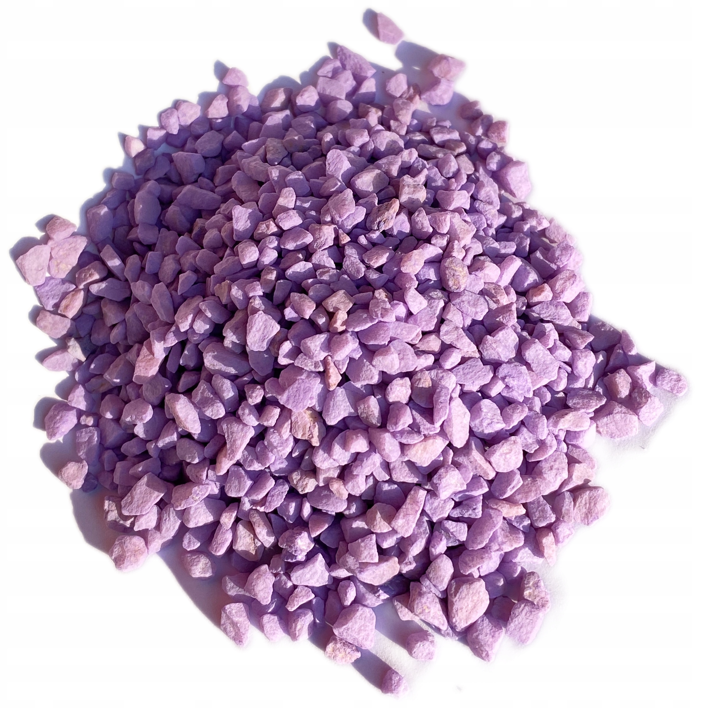 FIOLETOWY ŻWIREK KAMYCZKI KOLOROWY LAS W SŁOIKU 2-4mm 1KG