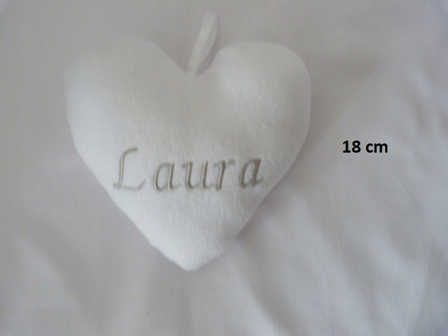 

Serduszko imię łóżeczko zawieszka pokój dziecięcy