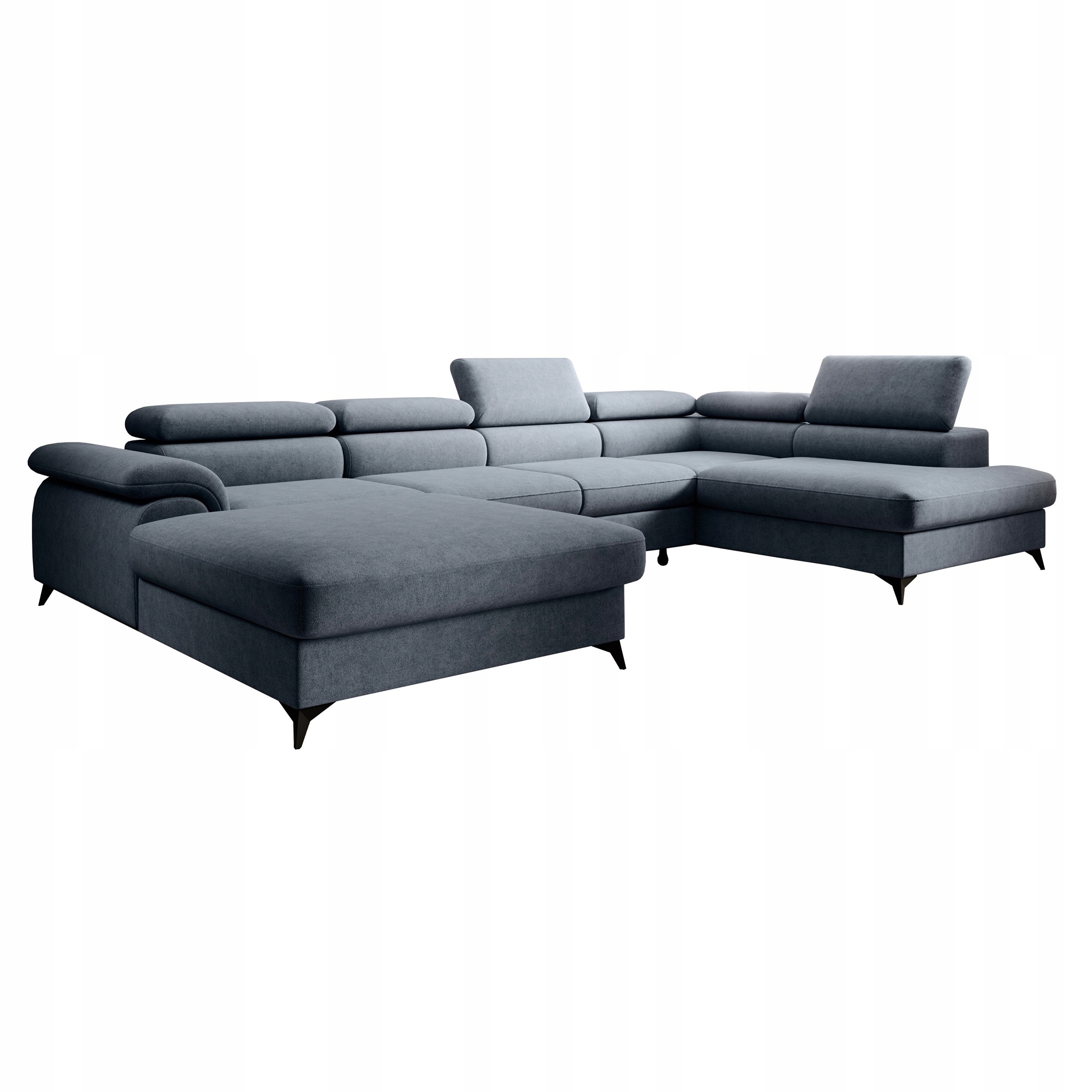 Velký Rohová Sedací Souprava Plaza U s nastavitelnými opěrkami hlavy