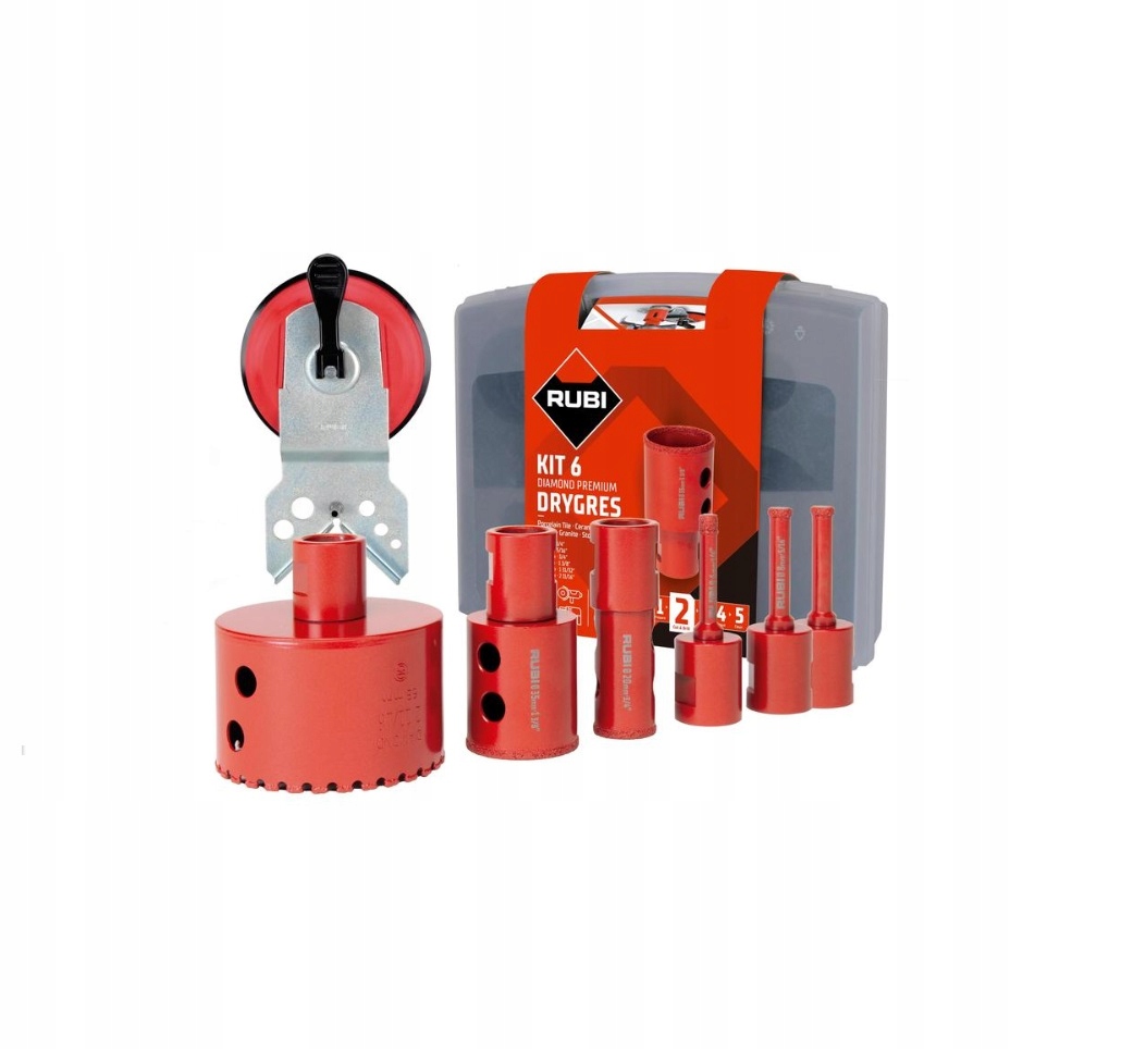 ZESTAW KORONEK DRYGRES PREMIUM 6SZT. RUBI 51929