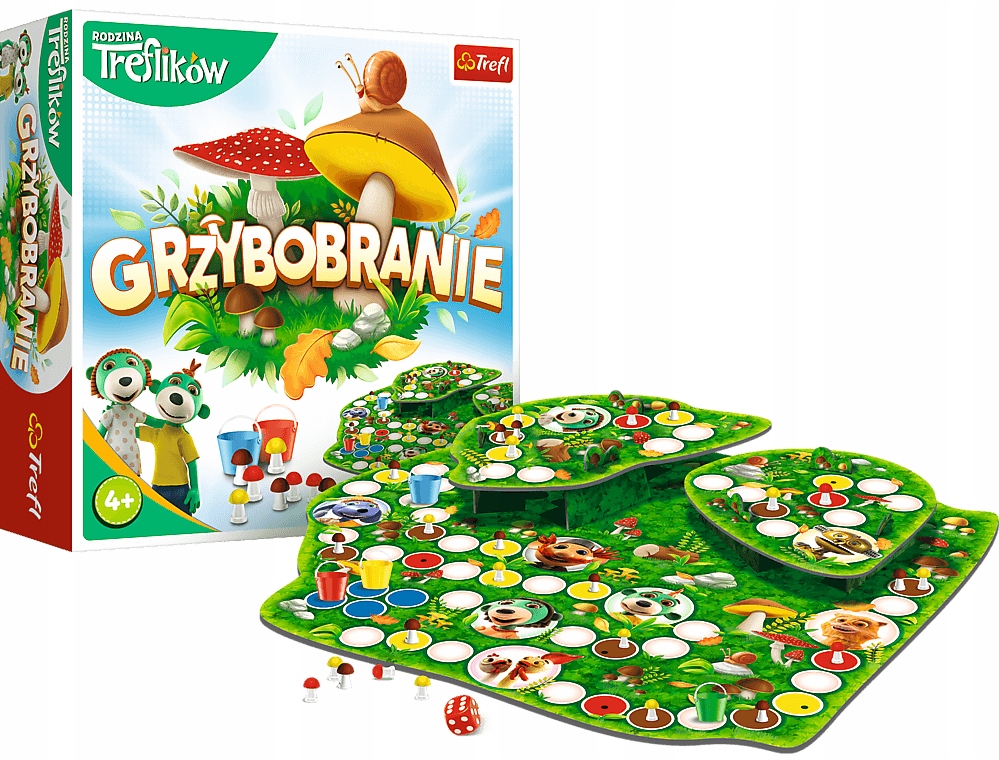 

Gra Planszowa Grzybobranie Rodzina Treflików Trefl