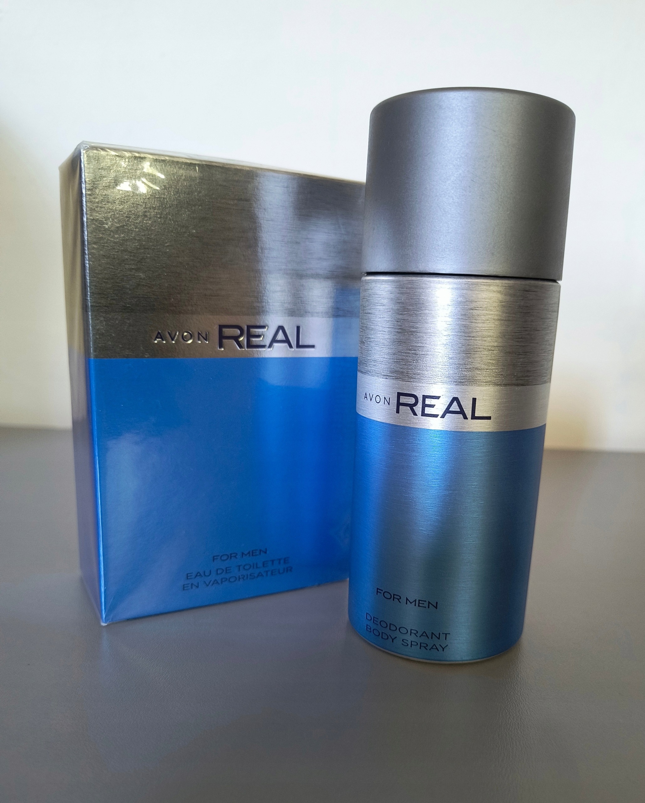 Zestaw Real spray dezodorant i woda toaletowa