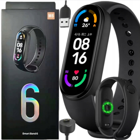 

M6 Opaska Sport Smartwatch Smartband Zegarek