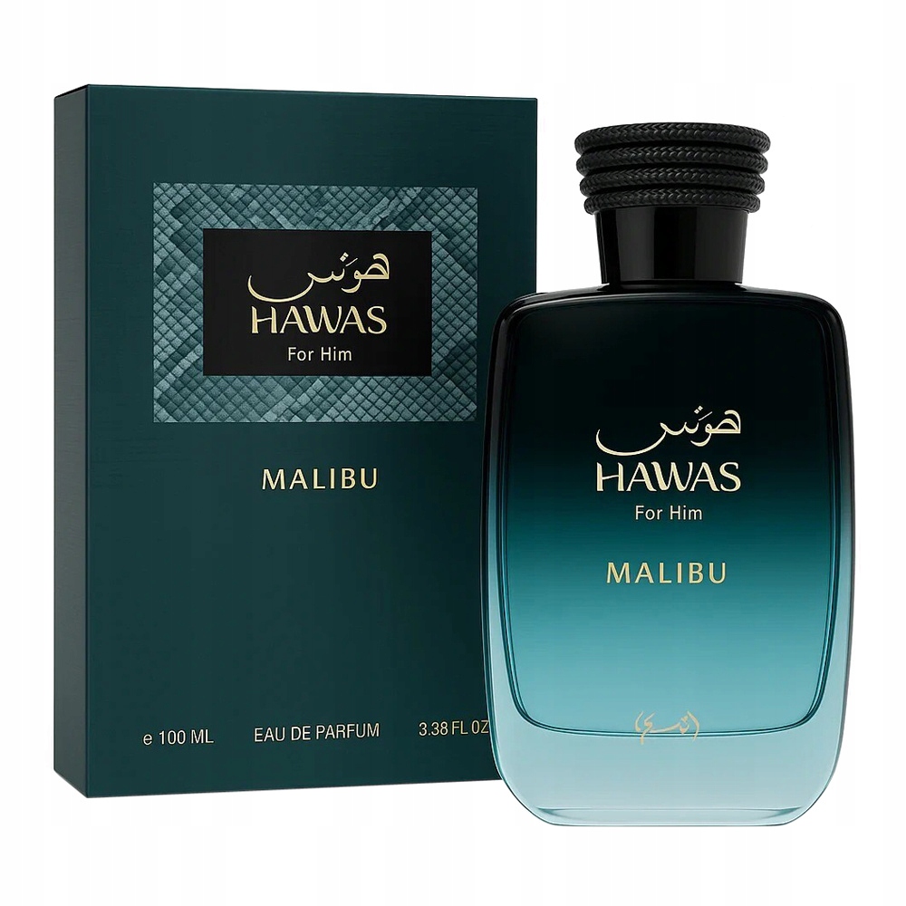 Rasasi Hawas Malibu For Him 100ml Edp Woda Perfumowana Perfumy Męskie