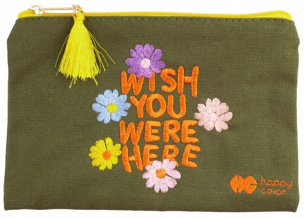 Kosmetyczka z haftem Bloom boho Happy Color