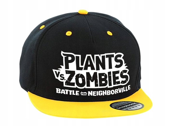 

Plants Vs Zombie Czapka Snapback Regulowana 4 Kol