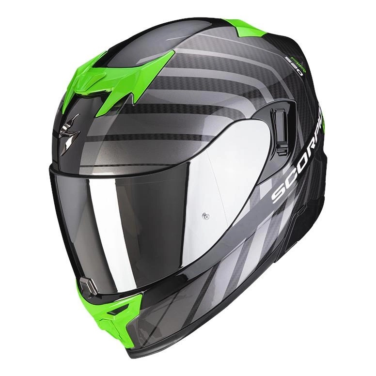 Helma Scorpion EXO-520 Air Shade Black/green čierna šedá zelená Darčeky