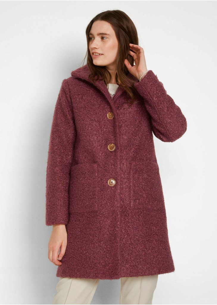 *lucky1616* Krásná Pohodlná Bunda Boucle 50-52 5XL-6XL