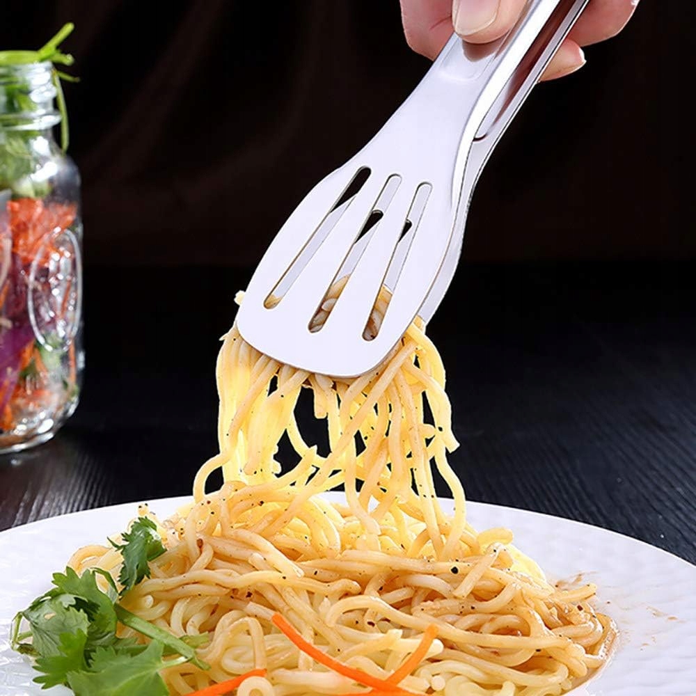 SZCZYPCE KUCHENNE METALOWE ŁAPKI DO GRILLA SAŁATEK MIĘSA STAL UNIWERSALNE Marka Karwil