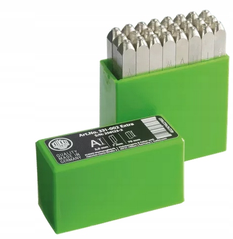 Písmenkové značky 8 mm Numeratory A-z Kukko