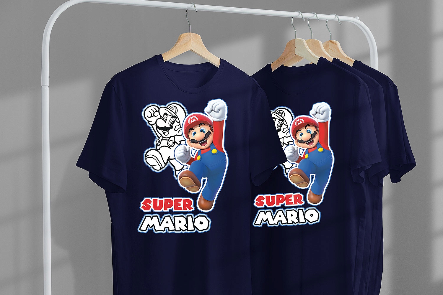 T-SHIRT KOSZULKA DLA DZIECKA SUPER MARIO BROS 128 SUPER JAKOŚĆ Rozmiar S