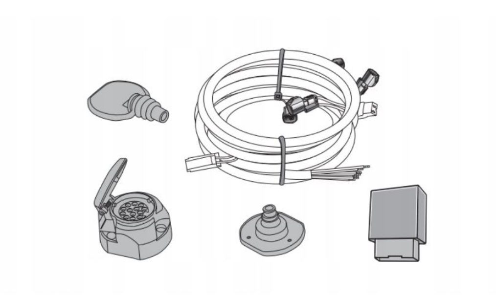 WIĄZKA HAKA HOLOWNICZEGO HYUNDAI TUCSON NX4 2024- POLIFT