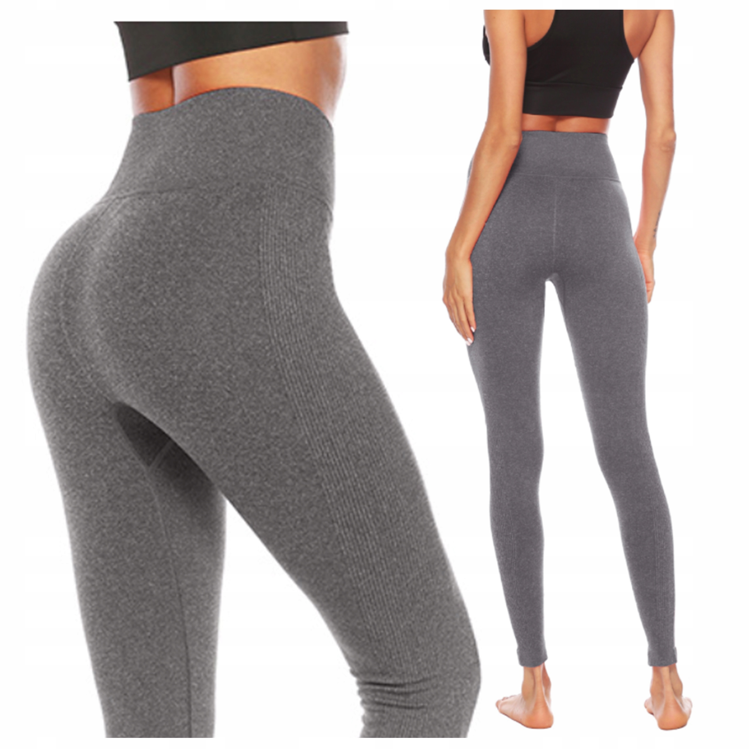 

Legginsy Sportowe fitness Wysoki Stan modelujące