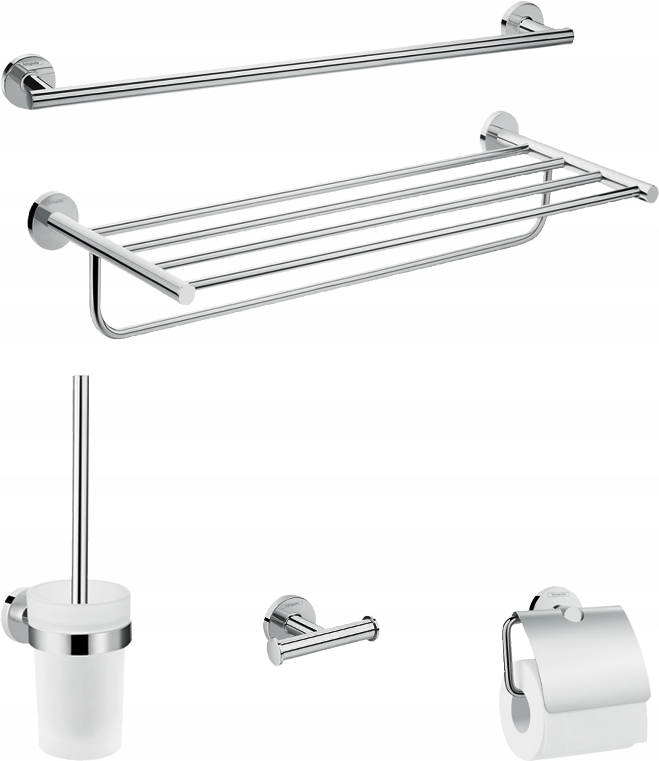 Hansgrohe Logis Universal zestaw akcesoria łazienkowe 5w1 41728000