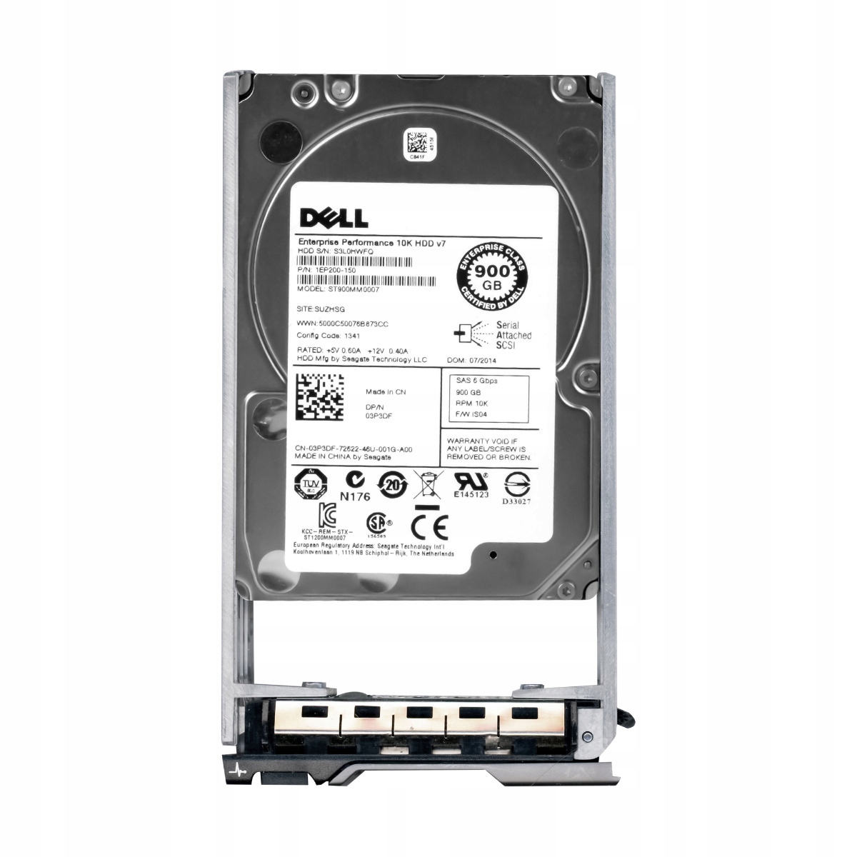 Dell 03P3DF 900GB 10K 64MB SAS-2 2.5'' ST900MM0007