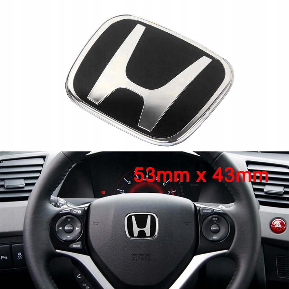 

Honda Emblemat Znaczek Na Kierownice 53x43mm