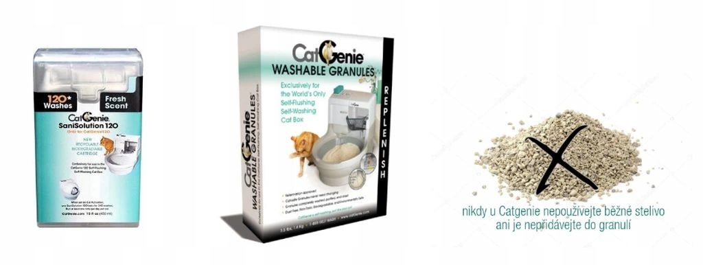 Levně CatGenie 120+ granule