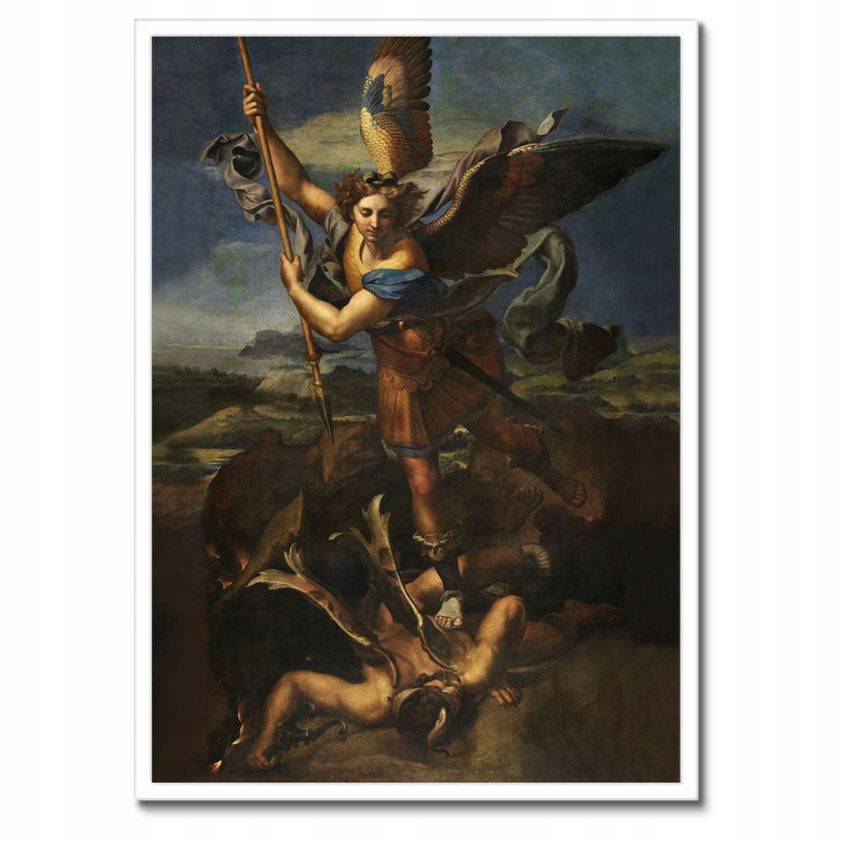 Plakáty v rámu 50x70 Michael Archanděl a Satan