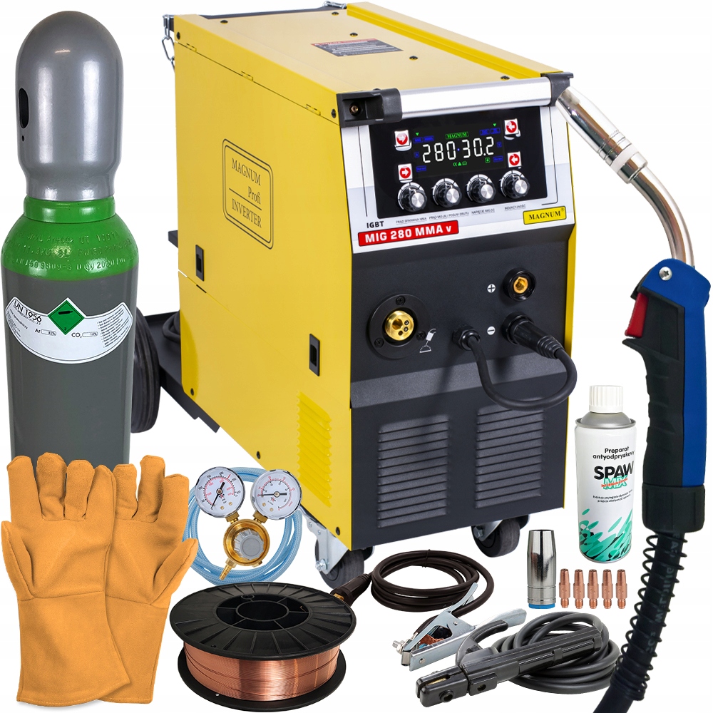 Зварювальний апарат MIGOMAT MAGNUM V MIG 280 a MMA MAG 400V