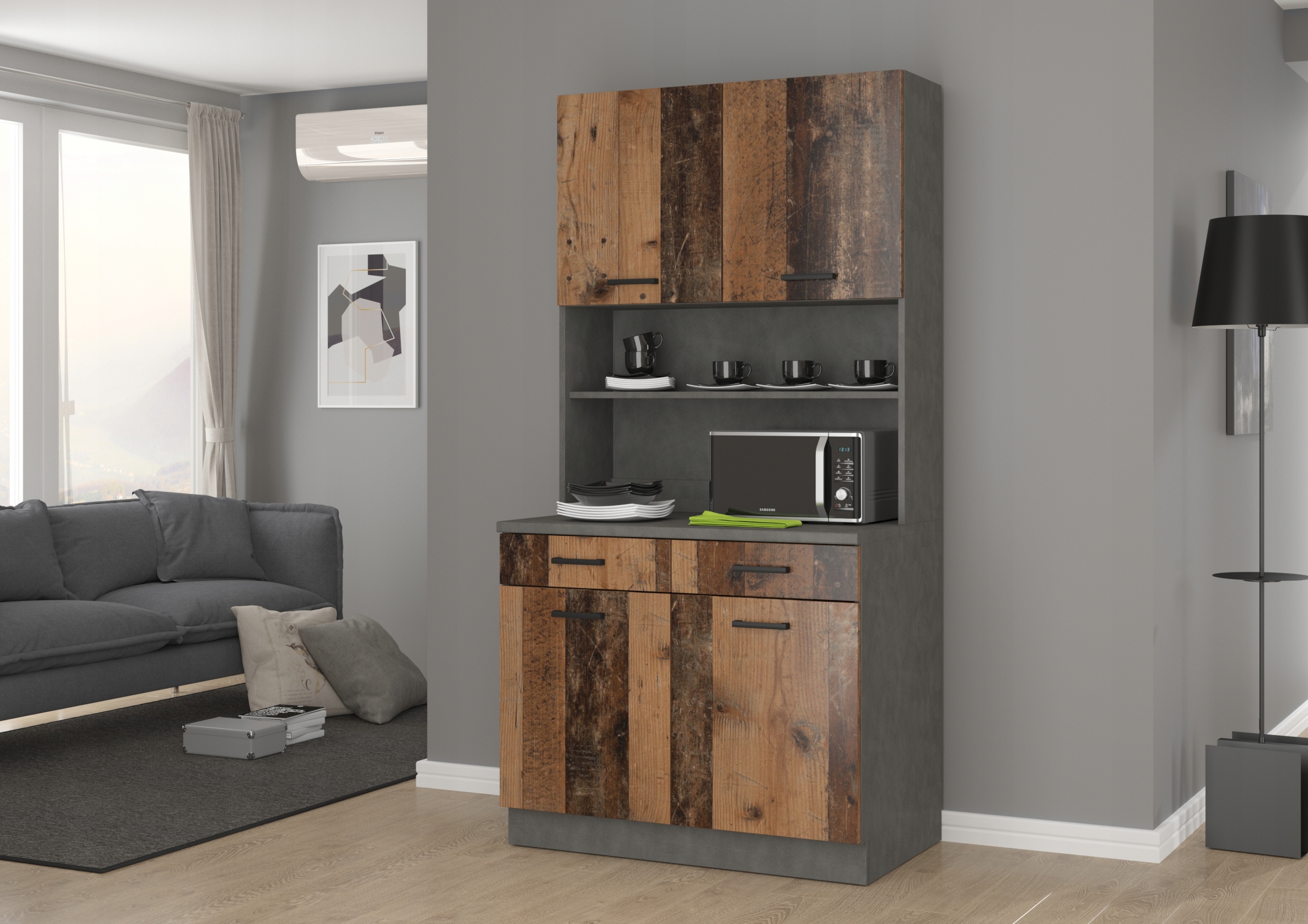 Kredens kuchenny, bufet MARIA OLD STYLE + MATERA