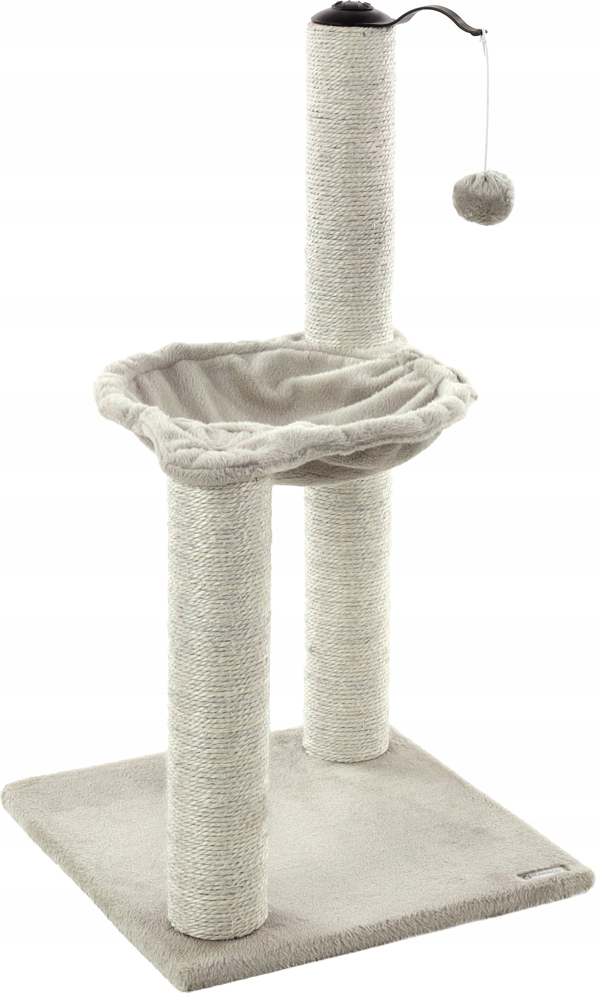 Flamingo Škrabadlo strom Amanda šedé 40x40x73cm