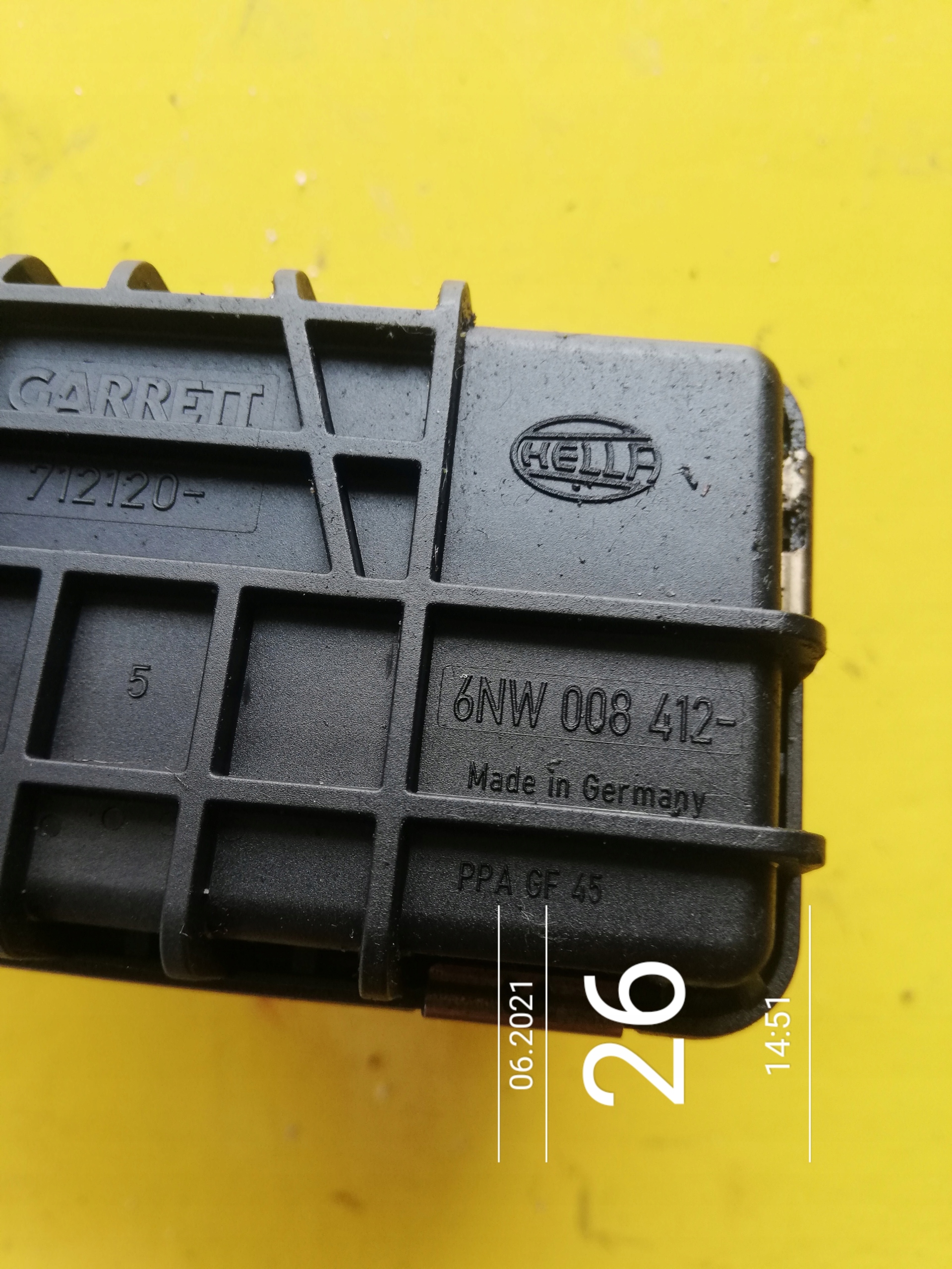 BMW E87 NASTAWNIK TURBINY 2.0D N47 G-208 6NW008412 Typ samochodu Samochody osobowe