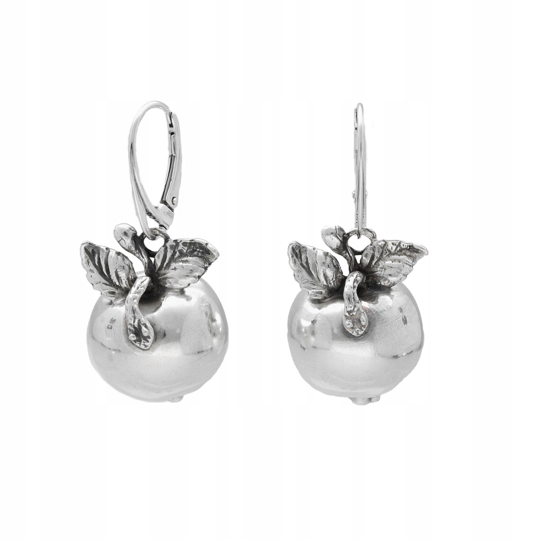 Náušnice rajský plod stříbro rhodiované