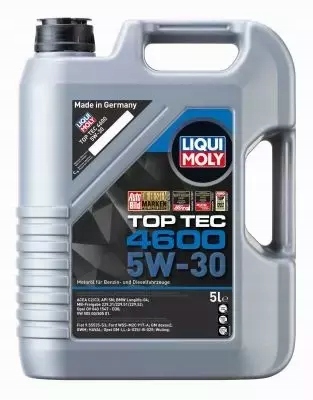 LIQUI MOLY TOP TEC 4600 5W30 C3 API SN/CF 8L Rodzaj syntetyczne