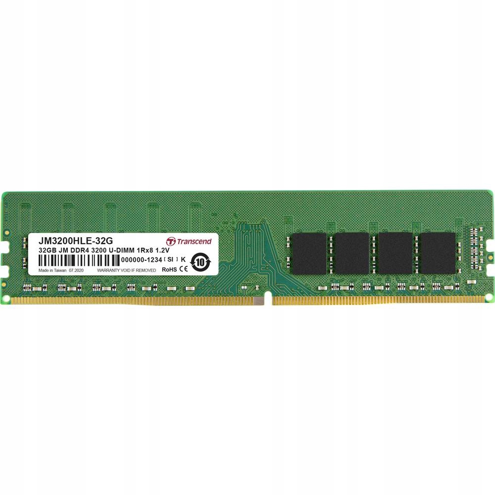 Transcend JetRam JM3200HLE-32G pamäťový modul 32 Gb (1x32 Gb) DDR4 3200 MHz