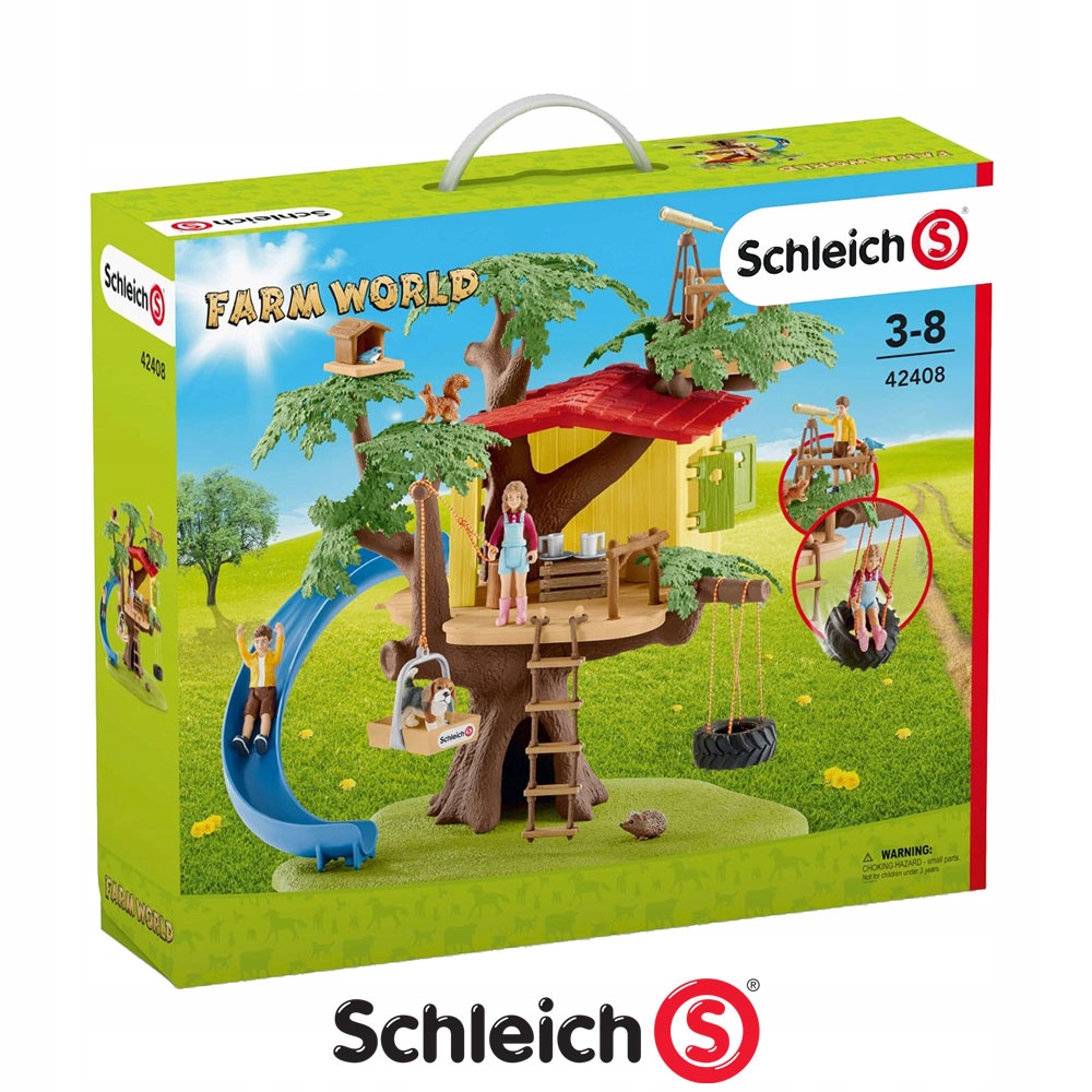 

Schleich Zestaw Domek przygód na drzewie Figurki