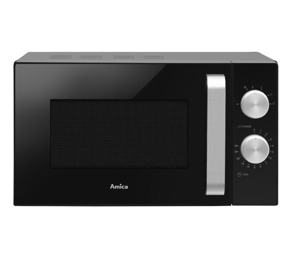 Kuchenka Mikrofalowa Mikrofalówka Amica Wolnostojąca Mocna Czarna Pojemna