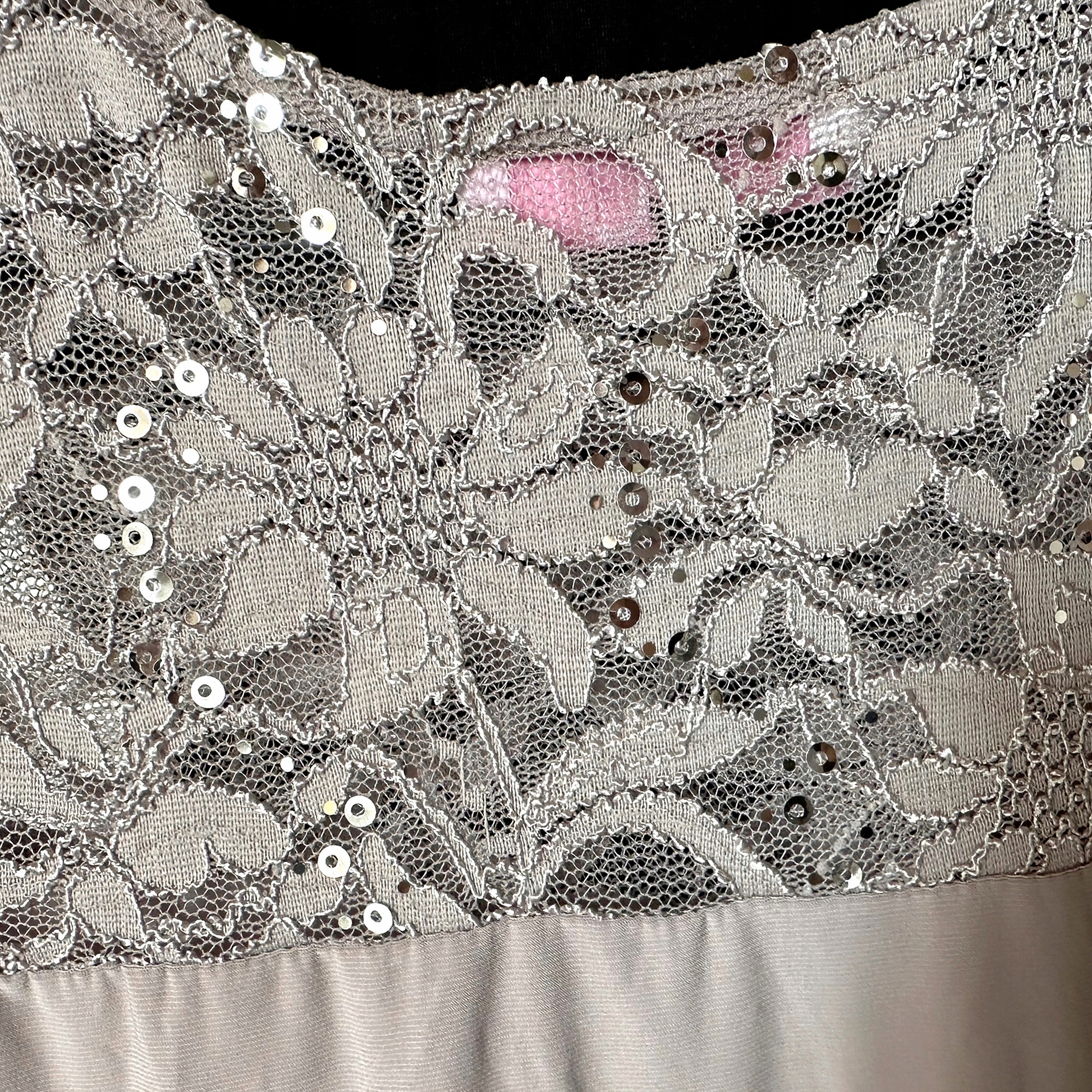 Komplet Bluza Výřez Přehoz s Krajkovým Dámský 46